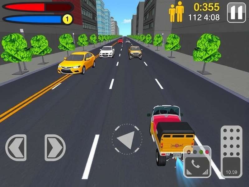 City Tuk Tuk Race Game Screenshot